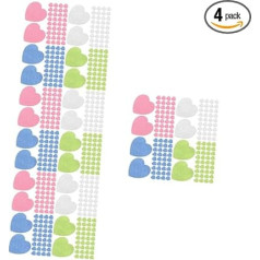 OATIPHO 4 Sätze Nagelentferner Baumwolle Nagellackentferner Abschminktücher Entfernen Polieren Pads Polnischer Entferner Nagelreiniger Poliertücher Schmelzgeblasenes Tuch 800 Blatt*4