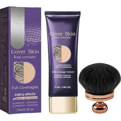 Перфектор для тела, перфектор для всего тела с кисточкой, водостойкое покрытие, водостойкий макияж для ног, безупречный макияж по шрамам на