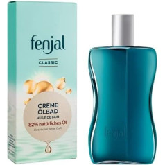 fenjal Крем-масло для ванны - 200 мл, веганская ванна с 82% натуральных масел, отдушка, нормальная и очень сухая кожа - Классика