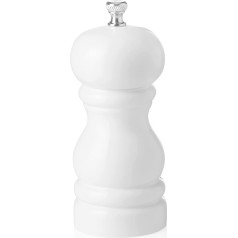 Мельница для перца с керамическим измельчителем 11 см белое глянцевое дерево