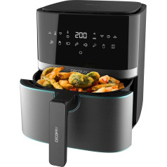 Фритюрница Cecotec Cecofry Full InoxBlack Pro 5500 5,5 л 1700 Вт, фритюрница без масла, диетическая и цифровая, сенсорная панель, отделка из нержавеющей стали, те