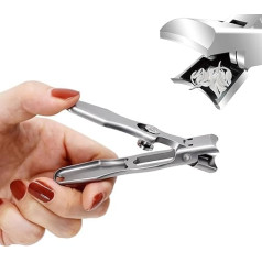 Высокое качество нержавеющей стали кусачки для ногтей с острым изогнутым лезвием без брызг кусачки для ногтей для толстых ногтей с контей