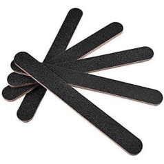 5 Pack Professional Jumbo Nail Files Emery Board Buffers Polisher 100 Grit Creative and Exquisite Workmanship Nail Files and Buffer Tools and Accessories Black