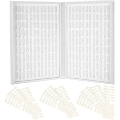 Anself Nail Art Display Stand Презентационная подставка для 216/120 лаков для ногтей или УФ-геля Варианты цвета Белый