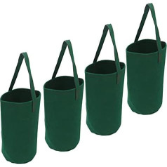 Подвесные мешки для растений Mumusuki, тканевые горшки, перевернутые клубничные сажалки для томатов с дышащими отверстиями для садовых овощей