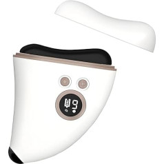 EMS Gua Sha, электрический массажер для лица Gua Sha с 9 режимами, массажер для лица со светодиодной красной подсветкой, вибрацией и теплом, устройс