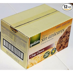 Печенье Gullon Choc Chip без добавления сахара 125 г (упаковка из 12)