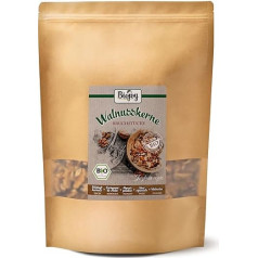 Biojoy Organic Ядра грецкого ореха на изломе (1 кг), сырые, грецкий орех без скорлупы (Juglans Regia)