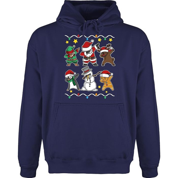 Shirtracer - Толстовка мужская Джемпер мужской - Рождественские подарки Рождественская одежда - Dabbing Рождественские фигуры Снеговик Санта Клаус