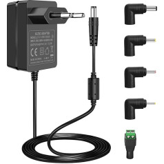 DC 9V адаптер питания AC110-240V переключающий источник питания для 9Vdc 1.5A 1500mA 1.0A 1000mA 0.5A 500mA Arduino UNO R3, велосипед Schwinn, 9 вольт Crosley поворотный трансфор