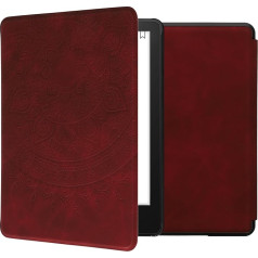 kwmobile Klapphülle kompatibel mit Amazon Kindle Paperwhite 11. Generation 2021 Hülle - Flipcase für Kindle Paperwhite Hülle aus Kunstleder - Indische Sonne