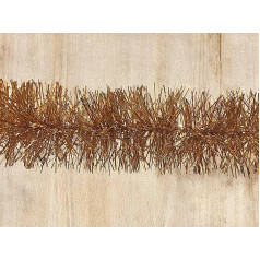 Длинное рождественское украшение Dmora, рождественское украшение, праздничное украшение, сделано в Италии, 1000 x 8 x 8 см, медь