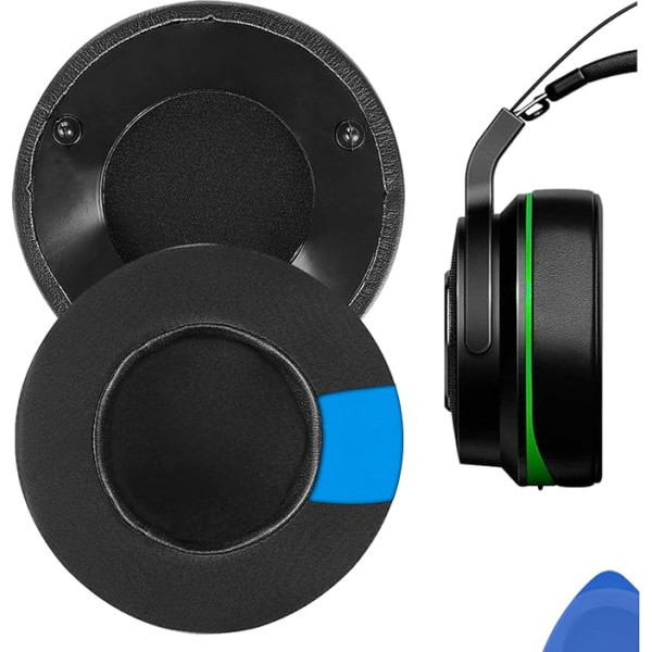 Geekria Sport Cooling Gel-Infused Replacement Ear Pads for Razer Thresher Ultimate, Thresher 7.1, Thresher Tournament Edition Headphones (Black)