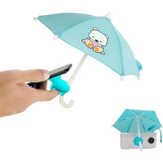 Handy-Regenschirm-Saugnapf-Telefonhalter, niedlicher Handyhalter mit Sonnenschirm, Handy-Saugnapf-Ständer für Outdoor-Reisen oder drinnen