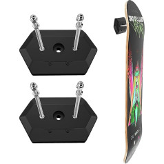 BOOSTEADY Skateboard Mount 2 Pieces Snowboard Mount Wall Skateboard Wall Mount Holder for Skateboard Presentation and Storage