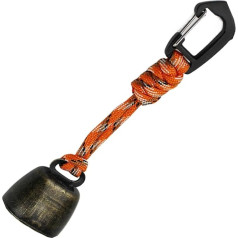 Медвежий колокольчик для кемпинга, медвежий колокольчик для походов, функция отключения звука, металлическая подвеска на открытом воздух