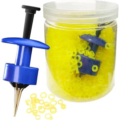 NewShot Pellet Bait Bander & 3000 Bands for Carp Coarse Fishing Bands - Идеально подходит для приманок с частицами