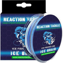 Reaction Tackle Ice Braid - плетеная леска для подледной рыбалки Tip-Up Line 8 Strands Zero Memory