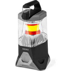 NEBO Galileo 1000 - фонарь и кемпинговый светильник - перезаряжаемый кемпинговый фонарь и Power Bank с Flex Power - 120˚ COB LED освещение - Аксессуары для кемпинг