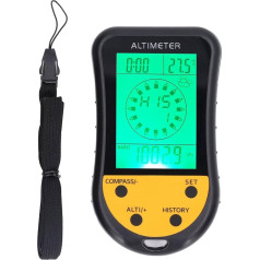 CHEOTIME цифровой альтиметр барометр, компактный портативный - прогноз погоды - компас с подсветкой и шнурком для походов и кемпинга на открыто