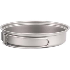 Kelisdi Большая емкость, рюкзачная посуда, складная ручка, тарелка для еды для кемпинга, пикников, еды на природе