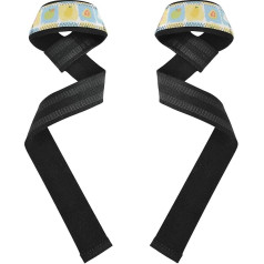 Бинты на запястья для тяжелой атлетики, 66 см, неопрен, мягкие, для тренировок, тренажерного зала, пауэрлифтинга, бодибилдинга, желтый и сини