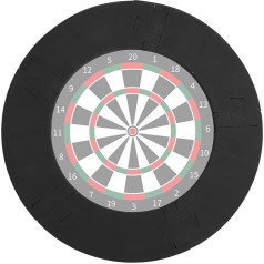 Защитное кольцо для дартборда Fockety, надежная защита, долговечность и легкость очистки, улучшение навыков тренировки, гибкое сращивание, ун