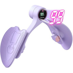 Тренажер для тазового дна, укрепление тазового дна, тренажер для бедер, вращение на 360 градусов - интеллектуальный дисплей, регулируемый, сч