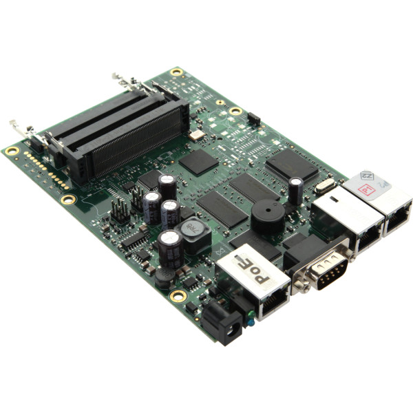 Плата маршрутизатора RB433/ CPU 300MHz/ 64MB RAM/ 3x LAN/ 3x mPCI/ Router OS L4