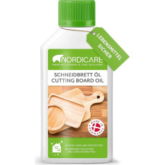 Nordicare Масло для разделочных досок 250 мл Безопасное для пищевых продуктов - Масло для разделочных досок для эффективного ухода - Минеральное 