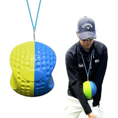 Портативный мяч для гольфа Swing Trainer Корректор осанки и движений с веревкой для переноски Идеально подходит для начинающих