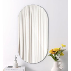 Navaris без обрамления овальное зеркало настенное зеркало овальное зеркало прихожая современный дизайн настенное зеркало вертикально или го