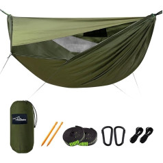 Кемпинговый гамак Travel Bird с москитной сеткой и парасолем