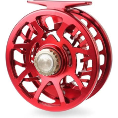 YETGFBH Fliegenfischrolle,Angelrolle Vollständig versiegelte, wasserdichte Fliegenfischrolle, CNC-gefräste, wartungsfreie Fliegenrolle mit Drap-System