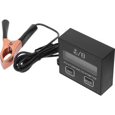 MOLUCKFU бензопила тахометр тахометр для малых двигателей спидометр для бензопилы цифровой дисплей импульсный тахометр цифровой тахометр дл