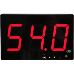 Измеритель уровня звука 30~130 дБ, 9,6-дюймовый большой ЖК-дисплей, настенный тестер для измерения децибельного шума с регистратором данных и б