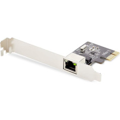 StarTech.com 1-портовая гигабитная сетевая карта PCI Express LAN Card NIC Realtek RTL8111H 1Gb PCIe Network Adapter TAA Compliant