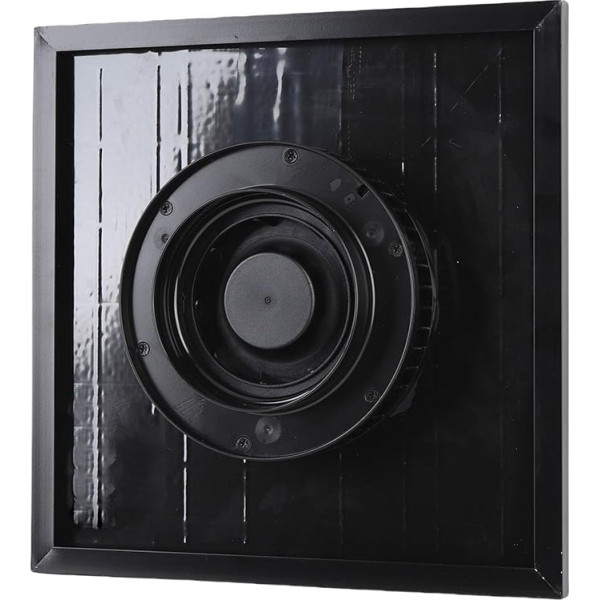 Asixxsix Solar Attic Fan, IP68 Waterproof, 2500 об/мин, 430 cfm, Solar Powered Roof Extractor Fans for Home, Greenhouse, Garage, Shop, RV