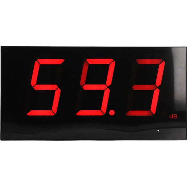 Измеритель децибел 30DB-130DB, большой светодиодный дисплей, измеритель шума, настенный, подвесной измеритель уровня звука, питание от USB, широк
