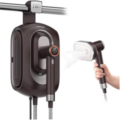 Паровая гладильная станция Newbealer, 1600 Вт для глажки одежды, 3 уровня пара, паровой утюг, 30 секунд быстрого нагрева, резервуар для воды 1,2 л, ком