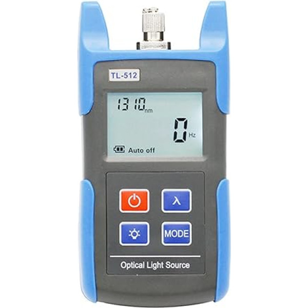 Lichtquelle Handheld Stabilisierte Lichtquelle Optische Leistungsemission Lichtquelle Fasertester TL512,Hohe Empfindlichkeit