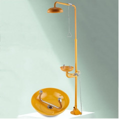 Комбинация станции промывки глаз и душа, станция промывки глаз для аварийных душей, станция промывки глаз из нержавеющей стали с душем, уст