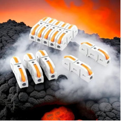 GYQYJPFZM 20/50 PCS провода разъемы терминалы, 1 к 1, быстрый компактный, Spliceable, электрическое оборудование разъемы, проводка терминалы (50pcs)