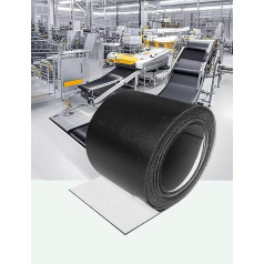 Шварцевый ПВХ-фартук для логистики-монтажа и прочего - гибкий 90 x 230 x 0,3 см - идеально подходит для промышленного применения, лагеринга, разме