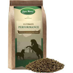 Lyra Horse® 10 кг Минеральный корм для пожилых лошадей, гранулы из люцерны, сои и льняной муки, сбалансированный источник питательных веществ, вы