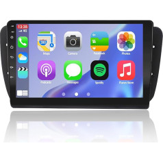 LEXXSON Carplay для Seat Ibiza 6J радио 2009-2013, Android автомобильное радио с 9-дюймовым емкостным сенсорным экраном, GPS навигация рулевое управление Bluetooth 2G + 