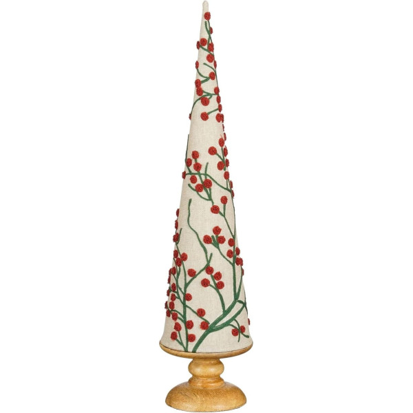 Слюдяные украшения Елочное украшение 12 х 12 х 55 см Хлопок красный