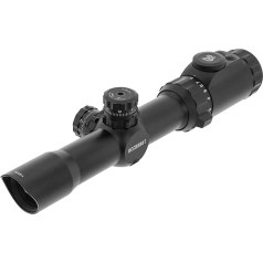 UTG® 1-8X28 30 mm MRC Scope, IE®, BG4 Reticle, with ACCU-SYNC® SCP3-18IEBG4, Black