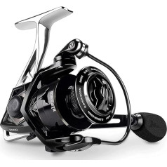 Angelspule Rotierende Angelrolle Kugelgelagerte Aluminiumspule zum Angeln Geeignet für Anfänger und Angelbegeisterte 3000