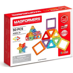 Магнитные кирпичики основные 50 элементов